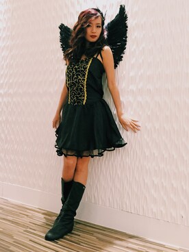 「WEAR」｜「アイテム（口紅/リップティント/グロス）」を使った、haileycさん（レディース・158cm）の秋コーディネート
