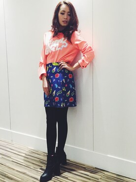「orange」｜haileycさん（レディース・158cm）の冬コーディネート