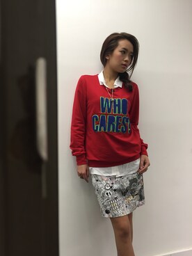 「MONKI」｜haileycさん（レディース・158cm）の冬コーディネート