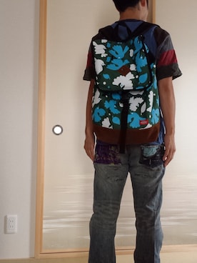 「リバーシブルTシャツ」｜ようちゃんさん（メンズ・165cm）の秋コーディネート