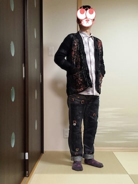 「NADA.（ナダ）のアイテム（トップス）」を使った、ようちゃんさん（メンズ・165cm）の春コーディネート