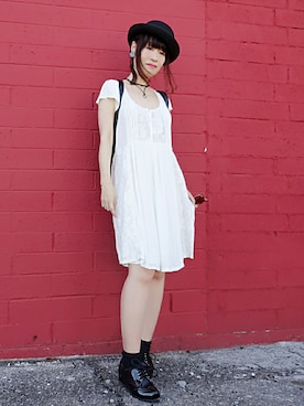 「CHINESE LAUNDRY（チャイニーズランドリー）のアイテム」を使った、Megchuさん（レディース・155cm）の秋コーディネート