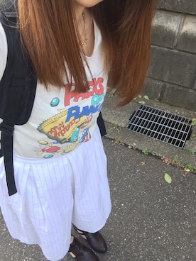 「Candy Stripper」｜「アイテム（ブーティ）」を使った、sayuriさん（レディース・156cm）の夏コーディネート