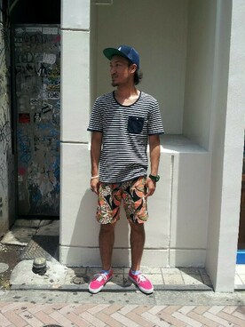 Chijiさん（メンズ・171cm）の夏コーディネート