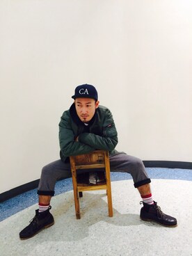 Chijiさん（メンズ・171cm）の冬コーディネート