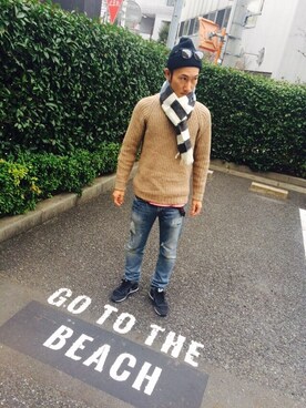 Chijiさん（メンズ・171cm）の冬コーディネート