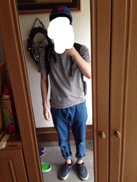 「INFIELDER DESIGN（インフィールダーデザイン）のアイテム（キャップ）」を使った、chafさん（メンズ・170cm）の秋コーディネート
