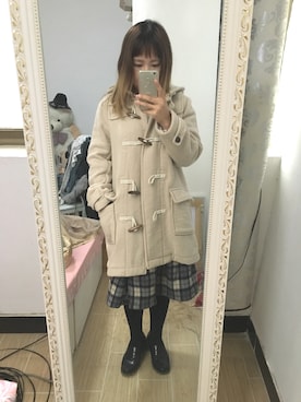 「SM2（エスエムツー）のアイテム（モッズコート）」を使った、ZMMさん（レディース・150cm）の秋コーディネート
