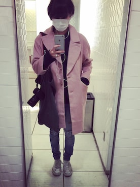 「asos（エイソス）のアイテム（その他アウター）」を使った、ひかるさん（メンズ・180cm）の冬コーディネート