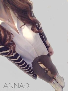 「Daniel Wellington（ダニエルウェリントン）のアイテム」を使った、ａｎｎａ;)さん（レディース・158cm）の春コーディネート