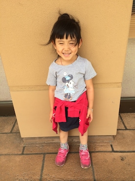 「LOVFEE（ラッフィ）のアイテム」を使った、SERINAさん（キッズ・110cm）の夏コーディネート