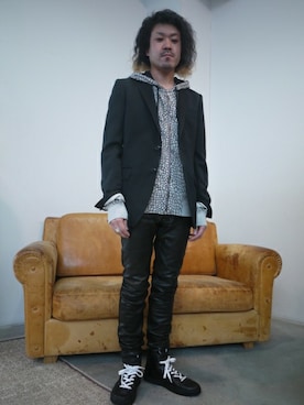 永田さん（メンズ・168cm）の春コーディネート