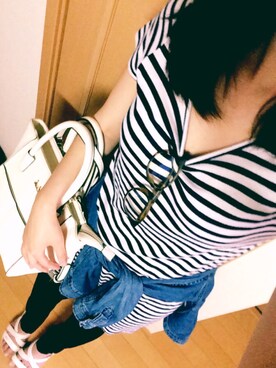 「もはや夏コーデ」｜yuipiiiii☀︎さん（レディース・153cm）の春コーディネート