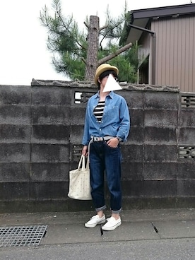 「Benrus（ベンラス）のアイテム」を使った、ochoさん（レディース・152cm）の秋コーディネート