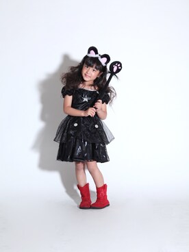 「にゃんこ」｜amu さん（キッズ・110cm）の秋コーディネート