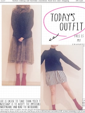 はまち(¨)♡さん（レディース・152cm）の秋コーディネート