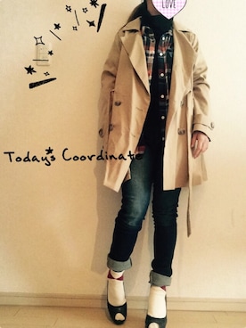 はまち(¨)♡さん（レディース・153cm）の冬コーディネート