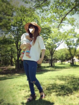 はまち(¨)♡さん(レディース・153cm)の夏コーディネート