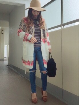 はまち(¨)♡さん（レディース・153cm）の冬コーディネート