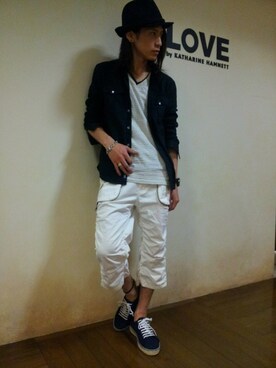 大粒来 健明さん(メンズ・168cm)の春コーディネート