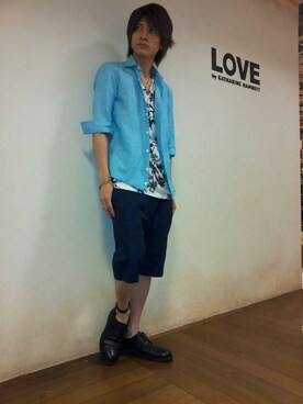大粒来　健明さんのコーディネート