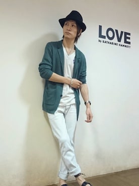 大粒来　健明さんのコーディネート