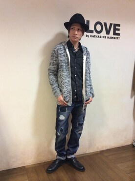 大粒来　健明さんのコーディネート