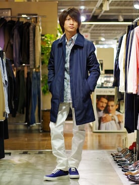 大粒来 健明さん(メンズ・168cm)の春コーディネート