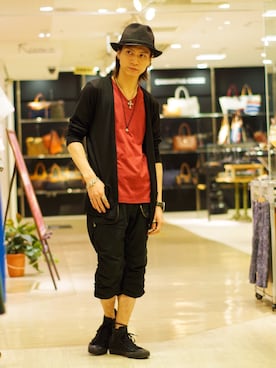 大粒来　健明さんのコーディネート