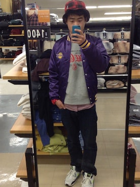 B-boyさん（メンズ・168cm）の冬コーディネート