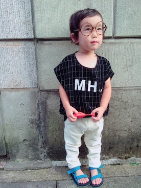 haruhisa（⁘‿̑̈⁘）さん（キッズ・90cm）の夏コーディネート