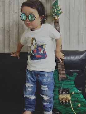 haruhisa（⁘‿̑̈⁘）さん（キッズ・90cm）の春コーディネート