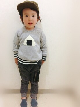 haruhisa（⁘‿̑̈⁘）さん（キッズ・90cm）の秋コーディネート