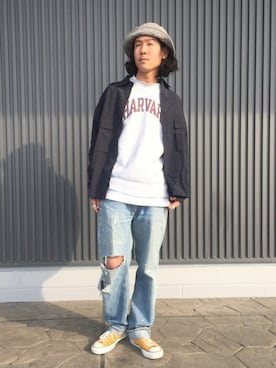「GARNI（ガルニ）のアイテム」を使った、kenichi iwasakiさん（メンズ・178cm）の春コーディネート