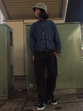 「BEN DAVIS（ベンデイビス）のアイテム」を使った、kenichi iwasakiさん（メンズ・178cm）の春コーディネート