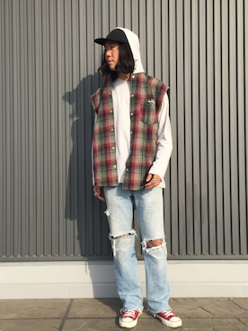 kenichi iwasakiさん（メンズ・178cm）の春コーディネート