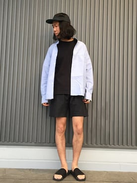 「HENRY&HENRY（ヘンリーアンドヘンリー）のアイテム」を使った、kenichi iwasakiさん（メンズ・178cm）の春コーディネート