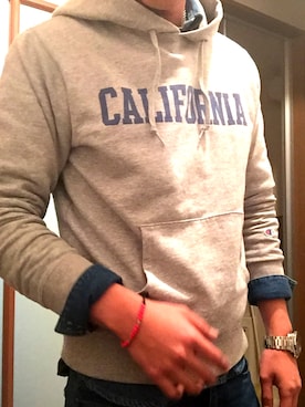 「フード」｜GD-Aさん（メンズ・175cm）の冬コーディネート