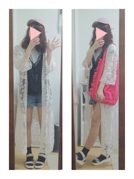 「ORiental TRaffic（オリエンタルトラフィック）の【再値下げ！SALE 50%OFF】【スポーツ系サンダル人気No1！】★スポーツサンダル★5203（サンダル）」を使った、Kana＊°さん（レディース・160cm）の夏コーディネート