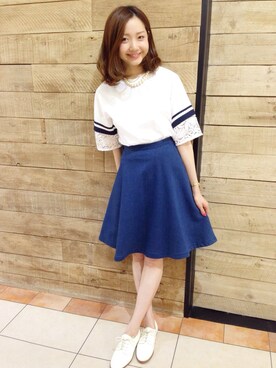 momoさん（レディース・162cm）の夏コーディネート