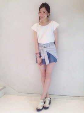 momoさん（レディース・162cm）の夏コーディネート