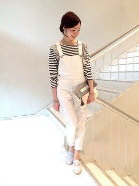 「アイテム（その他シューズ、グレー系）」を使った、momoさん（レディース・162cm）の冬コーディネート