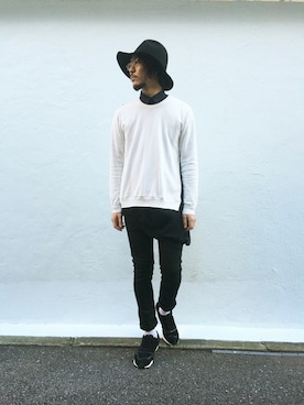 「白ソックス」｜タケダさん（メンズ・179cm）の冬コーディネート