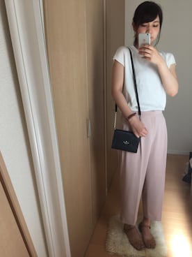 「Simplicite（サンプリシテ）のアイテム（その他トップス）」を使った、mariicaさん（レディース・165cm）の春コーディネート