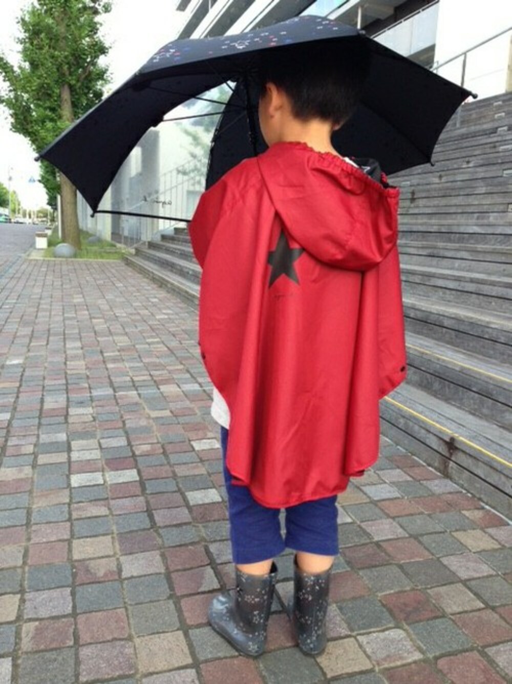 Agnes b ポンチョ agnes b.（アニエスベー）の「【ユニセックス】UBE3 RAIN PONCHO