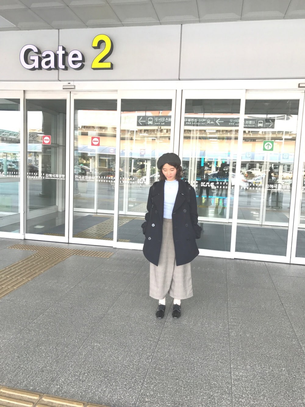 「f4f、l4l、fashion」｜「SPINNSのアイテム（トップス、ブルー系）」を使った、🌻🌻🌻さん（レディース・161cm）の秋コーディネートの1枚目の写真