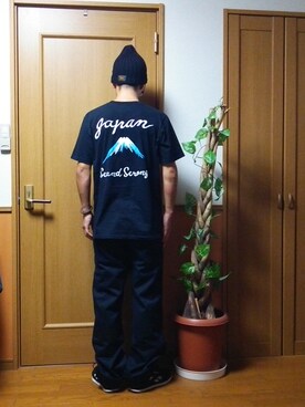 「palace」｜「アイテム（ニットキャップ/ビーニー）」を使った、psychojunkyさん（メンズ・170cm）の夏コーディネート