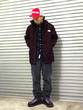 「アイテム（マウンテンパーカー）」を使った、psychojunkyさん（メンズ・170cm）の秋コーディネート