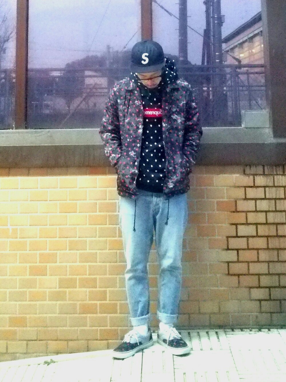 値引きする Supreme のキャップを使った「ドット柄」の人気ファッション 帽子