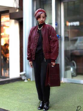 「streetsnap」｜「アイテム（アクセサリー）」を使った、패션맥(passionMaG.co.kr)さん（メンズ・177cm）の冬コーディネート